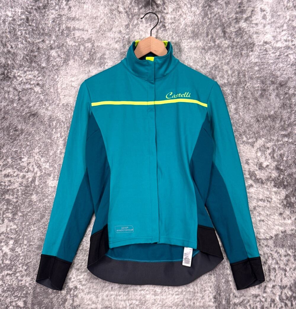 Castelli Cycling Jacket Large Womens Softshell Gore Windstopper Retro